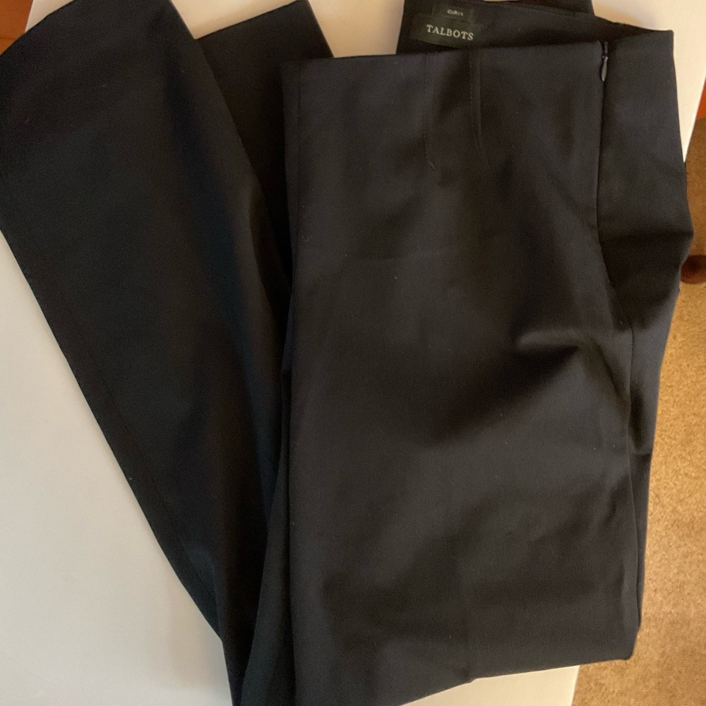 Talbots Classic Black Trousers